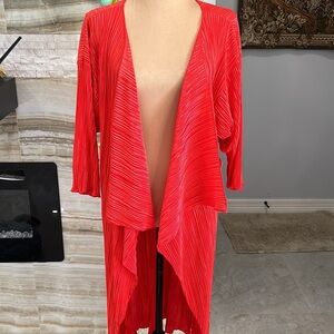 New With Tags‎ LulaRoe Bright Orange Kimono Open Cardigan Cover. Size S